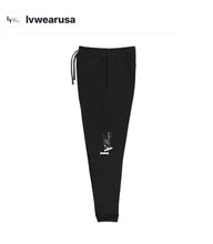 Load image into Gallery viewer, LVWear USA white letter cotton joggers