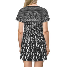 Load image into Gallery viewer, LV WEAR (black) T-shirt Dress