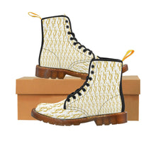 Load image into Gallery viewer, LV WEAR (LOVE edition/gold on white) Women's Martin Boots