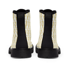 Load image into Gallery viewer, LV WEAR (LOVE edition/gold on white) Women's Martin Boots