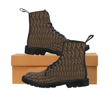 Load image into Gallery viewer, LV WEAR (LOVE edition/gold/brown) Men's Martin Boots brown