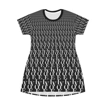Load image into Gallery viewer, LV WEAR (black) T-shirt Dress