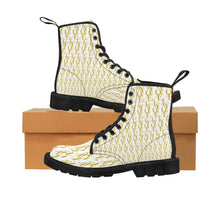 Load image into Gallery viewer, LV WEAR (LOVE edition/gold on white) Women's Martin Boots