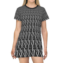 Load image into Gallery viewer, LV WEAR (black) T-shirt Dress