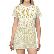 Load image into Gallery viewer, LV WEAR (LOVE/gold) T-shirt Dress