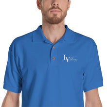 Load image into Gallery viewer, LV Wear Men's Embroidered Jersey Polo Shirt (⭐⭐⭐⭐⭐see closeup/fit video demo in description)