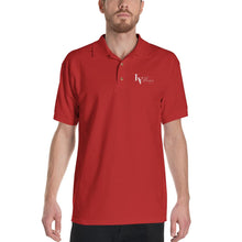Load image into Gallery viewer, LV Wear Men's Embroidered Jersey Polo Shirt (⭐⭐⭐⭐⭐see closeup/fit video demo in description)
